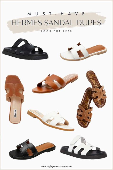 hermes sandals dup|hermes knockoff sandals.